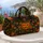 Halloween Pumpkin And Bat Motifs For Spooky Seasonal Getaways And Autumn Gift Giving Quilted Weekend Bag - 5