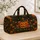 Halloween Pumpkin And Bat Motifs For Spooky Seasonal Getaways And Autumn Gift Giving Quilted Weekend Bag - 4
