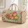 Watercolor Tulips and Green Leaves for Sunny Beach Getaways and Spring Travel Days Quilted Weekend Bag - 1