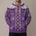 Purple Lace-Up Princess Bodice for Halloween Fairytale Costume Parties All-over Print Hoodie (Lightweight) - 1