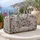 Monochrome Rose And Botanical Blooms For Coastal Getaways And Relaxed Weekend Escapes Quilted Weekend Bag - 5