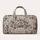 Monochrome Rose And Botanical Blooms For Coastal Getaways And Relaxed Weekend Escapes Quilted Weekend Bag - 6