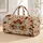 Cowboy Skeletons and Rust Wildflowers for Halloween Getaways and Autumn Adventures Quilted Weekend Bag - 1