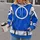 Blue And White Retro Superhero Suit Style For Comic Fans And Cosplay Events Conventions All-over Print Hoodie (Lightweight) - 2