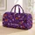 Halloween Bats Pumpkins Skulls and Witch Hats for Spooky Seasonal Travel Quilted Weekend Bag - 1