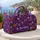 Halloween Bats Pumpkins Skulls and Witch Hats for Spooky Seasonal Travel Quilted Weekend Bag - 5