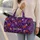 Halloween Bats Pumpkins Skulls and Witch Hats for Spooky Seasonal Travel Quilted Weekend Bag - 2
