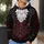 Gothic Vampire Vest Costume for Halloween Parties and Family Matching Celebrations All-over Print Hoodie (Lightweight) - 5