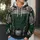 Emerald Armored Villain Costume Details for Conventions and Fantasy Fans All-over Print Hoodie (Lightweight) - 5