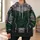 Emerald Armored Villain Costume Details for Conventions and Fantasy Fans All-over Print Hoodie (Lightweight) - 6