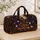Haunted House Pumpkins and Bats for Halloween Travel and Autumn Getaways Quilted Weekend Bag - 4