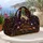 Haunted House Pumpkins and Bats for Halloween Travel and Autumn Getaways Quilted Weekend Bag - 5