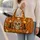 Halloween Skull, Pumpkin and Black Cat Motifs for Cozy Autumn Travel and Getaways Quilted Weekend Bag - 2