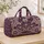 Purple Patchwork Hearts for Weekend Getaways, Resort Escapes, and Holiday Travel Quilted Weekend Bag - 4
