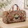 Bookish Ghosts and Pumpkins for Halloween Getaways and Cozy Autumn Weekends Quilted Weekend Bag - 4
