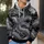 Silver Coiling Dragon Beneath a Starry Sky for Fantasy Nights and Bold Everyday Style All-over Print Hoodie (Lightweight) - 5