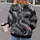 Silver Coiling Dragon Beneath a Starry Sky for Fantasy Nights and Bold Everyday Style All-over Print Hoodie (Lightweight) - 2