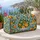 Citrus Blossoms and Teal Vines for Sunny Coastal Getaways and Relaxed Resort Escapes Quilted Weekend Bag - 5