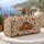 Halloween Pumpkin Candy Stars for Spooky Autumn Getaways and Festive Seasonal Travel Quilted Weekend Bag - 5