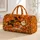 Cute Halloween Pumpkins, Ghosts and Cats for Spooky Autumn Getaways and Fall Adventures Quilted Weekend Bag - 1
