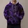 Fierce Violet Wolf Art for Bold Outdoor Style and Everyday Wear All-over Print Hoodie (Lightweight) - 1