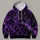 Fierce Violet Wolf Art for Bold Outdoor Style and Everyday Wear All-over Print Hoodie (Lightweight) - 4