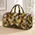 Golden Honeycomb Bees for Weekend Travel, Garden Getaways, and Nature Loving Women Quilted Weekend Bag - 1