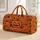 Purple Jack-O’-Lanterns for Halloween Getaways and Cozy Autumn Travel Adventures Quilted Weekend Bag - 1