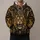 Roaring Golden Lion and Crown Motif for Bold Everyday Streetwear and Weekend Style All-over Print Hoodie (Lightweight) - 1