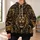 Roaring Golden Lion and Crown Motif for Bold Everyday Streetwear and Weekend Style All-over Print Hoodie (Lightweight) - 6