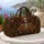 Ivory Skeleton and Copper Autumn Blooms for Halloween Travel and Cozy Fall Getaways Quilted Weekend Bag - 5