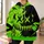 Lime Green Smiling Devil Face for Bold Halloween Nights and Playful Casual Style All-over Print Hoodie (Lightweight) - 6