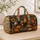 Harvest Rooster and Pumpkin Autumn Gathering for Thanksgiving Farmhouse Country Style Quilted Weekend Bag - 4