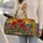 Red Poppy Meadow Blooms for Relaxed Weekend Getaways and Countryside Garden Lovers Quilted Weekend Bag - 2