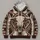 Engraved Bull Skull And Western Stars For Rodeo Nights And Everyday Western Style All-over Print Hoodie (Lightweight) - 4