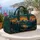 Sunset Mountain Pine Forest Scenery for Camping Trips and Weekend Outdoor Escapes Quilted Weekend Bag - 5