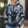 Foggy Graveyard And Reaching Undead Hand For Eerie Halloween Nights And Dark Style All-over Print Hoodie (Lightweight) - 5