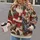 Vintage Santa Circus Scene for Festive Holiday Gatherings and Cozy Winter Weekends All-over Print Hoodie (Lightweight) - 2