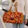 Halloween Eyeball And Bat Motifs For Spooky Autumn Getaways And Fall Travel Gifts Quilted Weekend Bag - 2