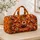 Halloween Eyeball And Bat Motifs For Spooky Autumn Getaways And Fall Travel Gifts Quilted Weekend Bag - 4