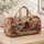 Japanese Pagoda and Cherry Blossoms for Scenic Spring Travel and Cultural Getaways Quilted Weekend Bag - 4
