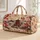 Japanese Pagoda and Cherry Blossoms for Scenic Spring Travel and Cultural Getaways Quilted Weekend Bag - 1