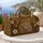 Golden Leopard Portrait And Safari Spots For Tropical Getaways And Weekend Escapes Quilted Weekend Bag - 5