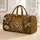 Golden Leopard Portrait And Safari Spots For Tropical Getaways And Weekend Escapes Quilted Weekend Bag - 1