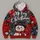 Cheerful Snowman and Christmas Doodles for Holiday Parties and Winter Cheer All-over Print Hoodie (Lightweight) - 4