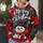 Cheerful Snowman and Christmas Doodles for Holiday Parties and Winter Cheer All-over Print Hoodie (Lightweight) - 5
