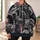 Distressed Newspaper Collage Urban Art for Creative Everyday Streetwear Enthusiasts All-over Print Hoodie (Lightweight) - 6