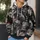 Distressed Newspaper Collage Urban Art for Creative Everyday Streetwear Enthusiasts All-over Print Hoodie (Lightweight) - 5