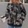 Distressed Newspaper Collage Urban Art for Creative Everyday Streetwear Enthusiasts All-over Print Hoodie (Lightweight) - 2