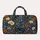 Vintage Navy Wildflower Florals for Weekend Getaways and Everyday Travel Lovers Quilted Weekend Bag - 6